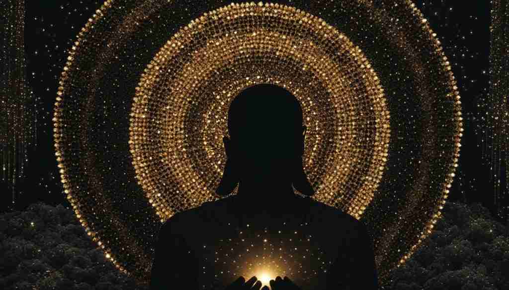 spiritual healing with black crystals