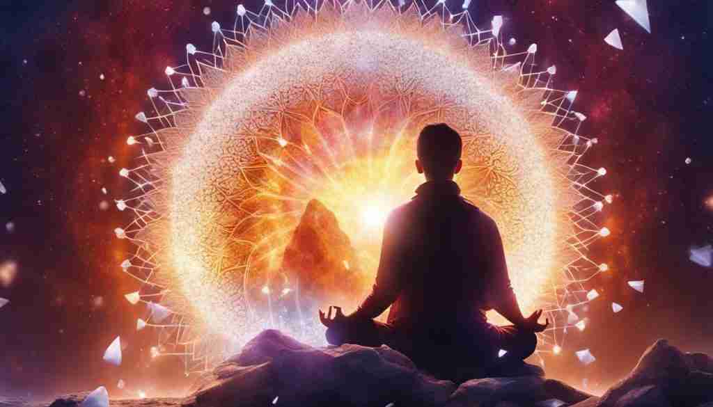 using white crystals to strengthen your energy field