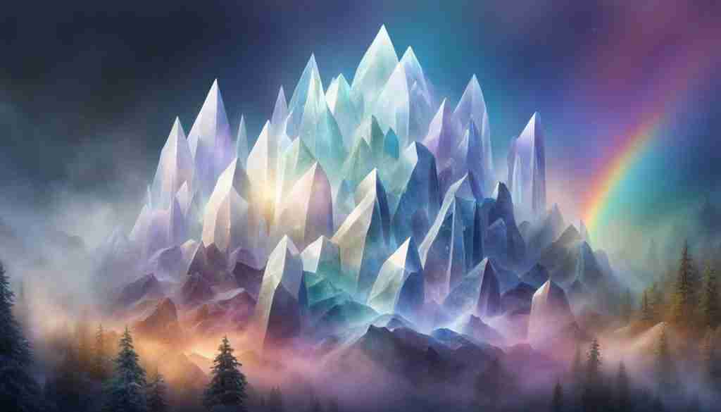 white crystals for clarity and focus