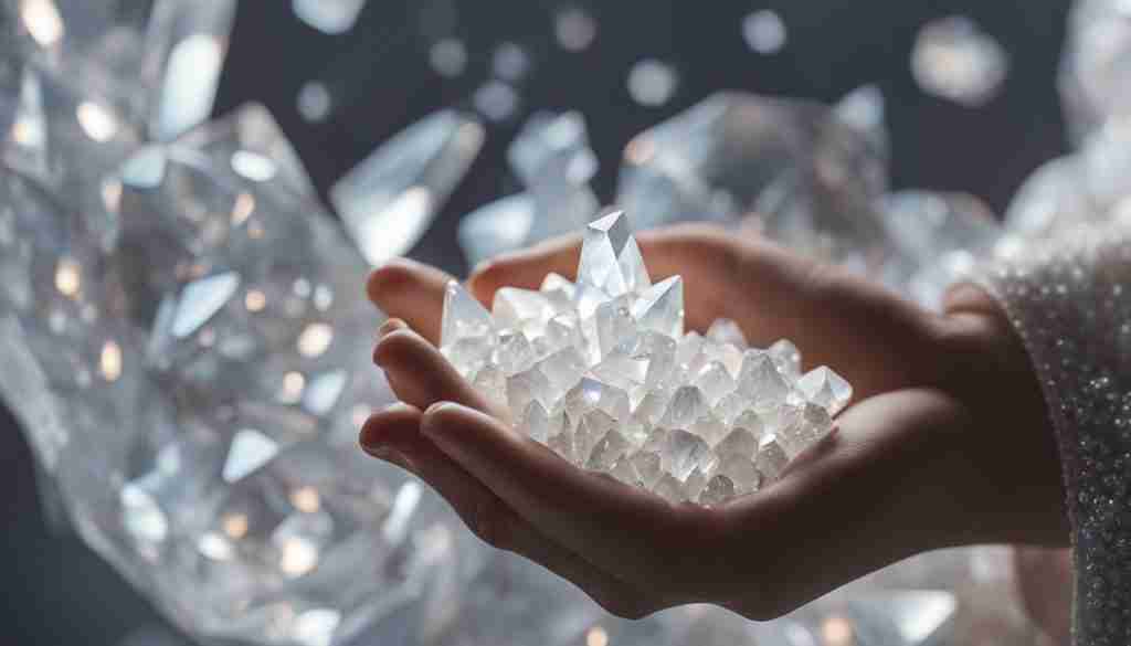 white crystals for focus and concentration