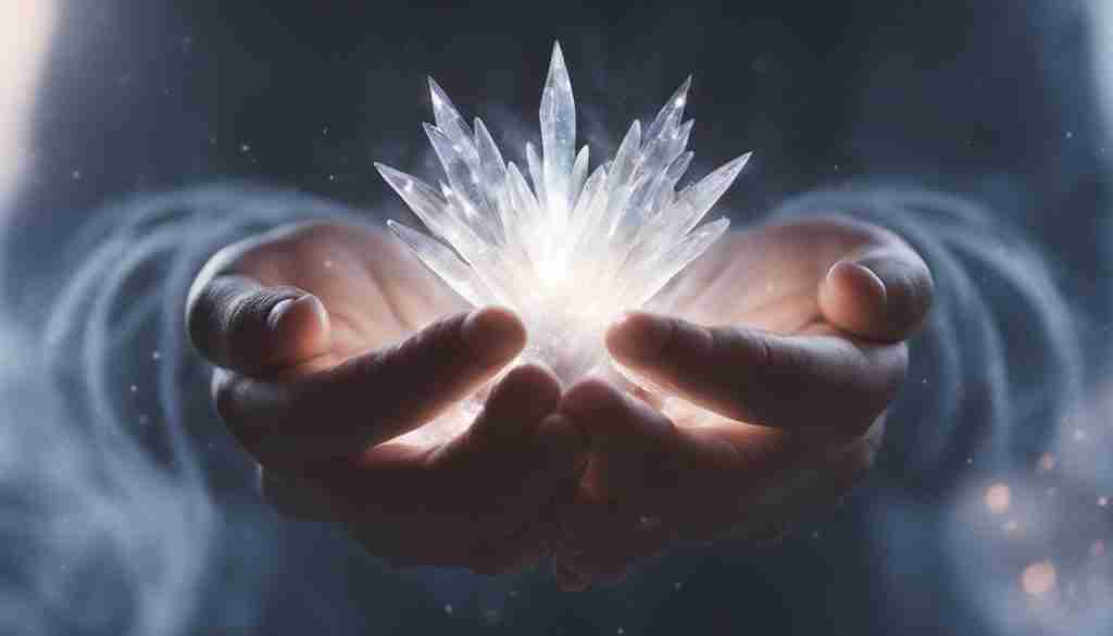 white crystals for spiritual connection