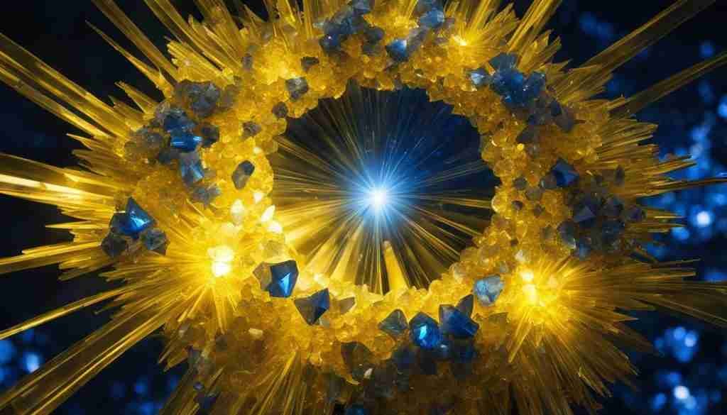 yellow crystals for abundance