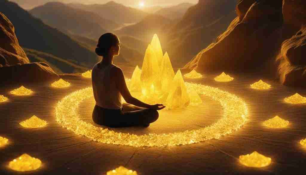 yellow crystals for chakra healing