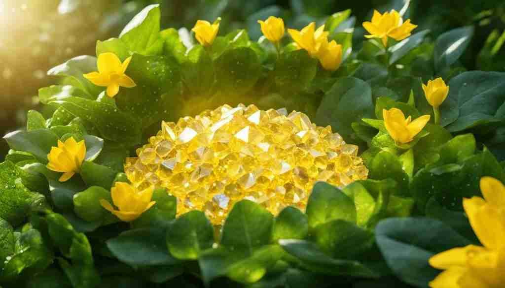yellow crystals for financial growth