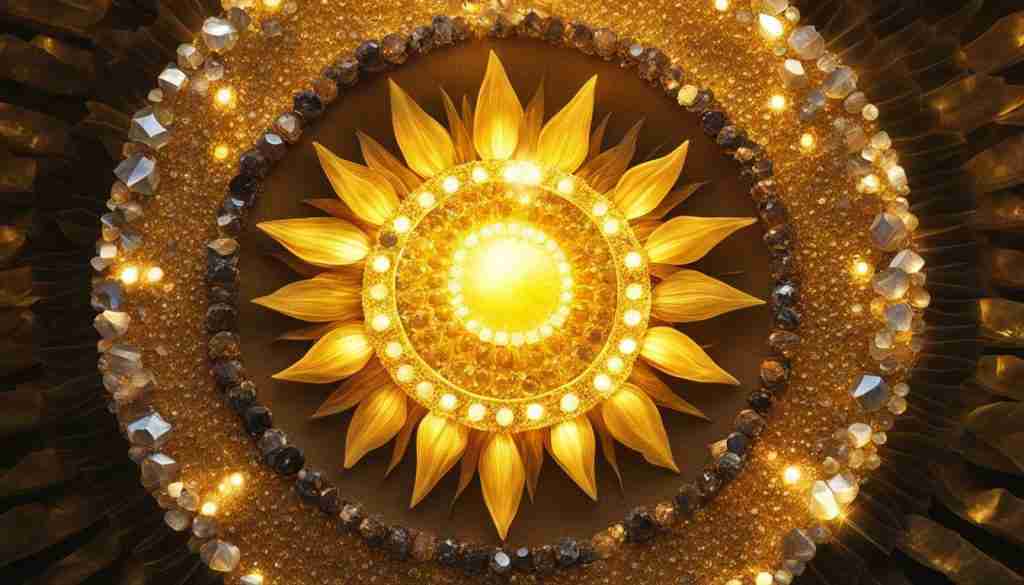 yellow crystals for mindfulness