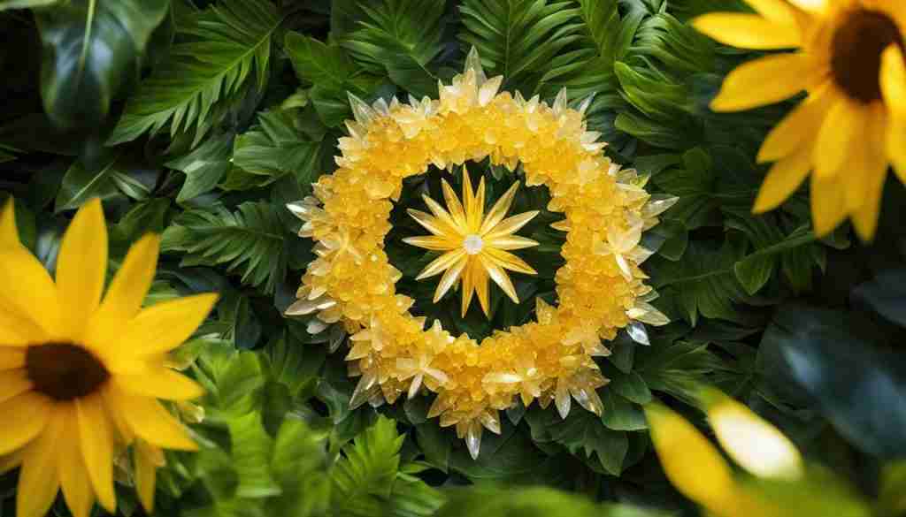 yellow crystals for motivation and success