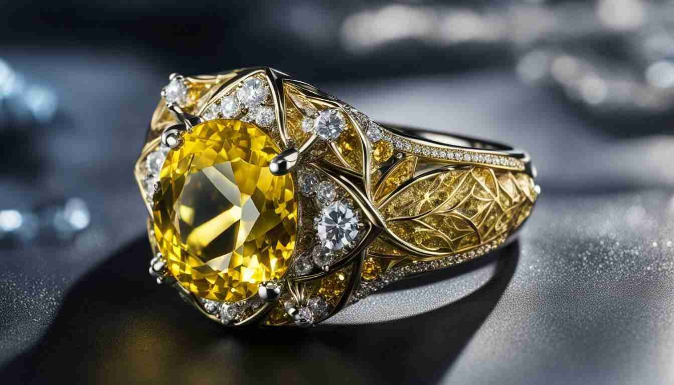 Stone Yellow Color Yellow Crystals and Gems for Jewelry