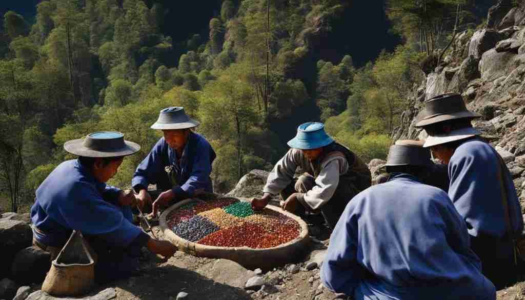 Bhutan gemstone industry