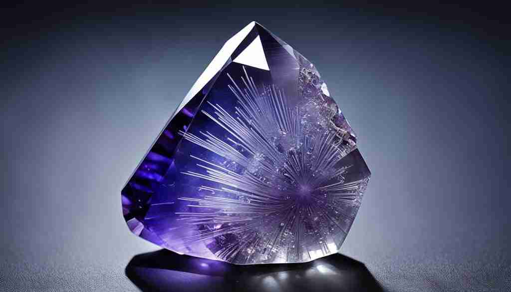 Grey Amethyst crystal