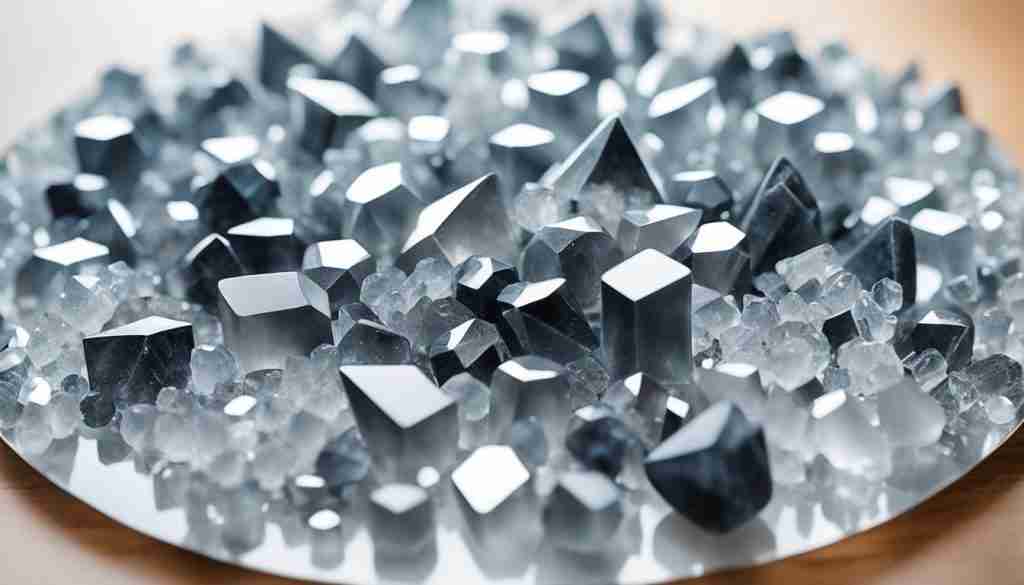 Grey crystals for spiritual growth