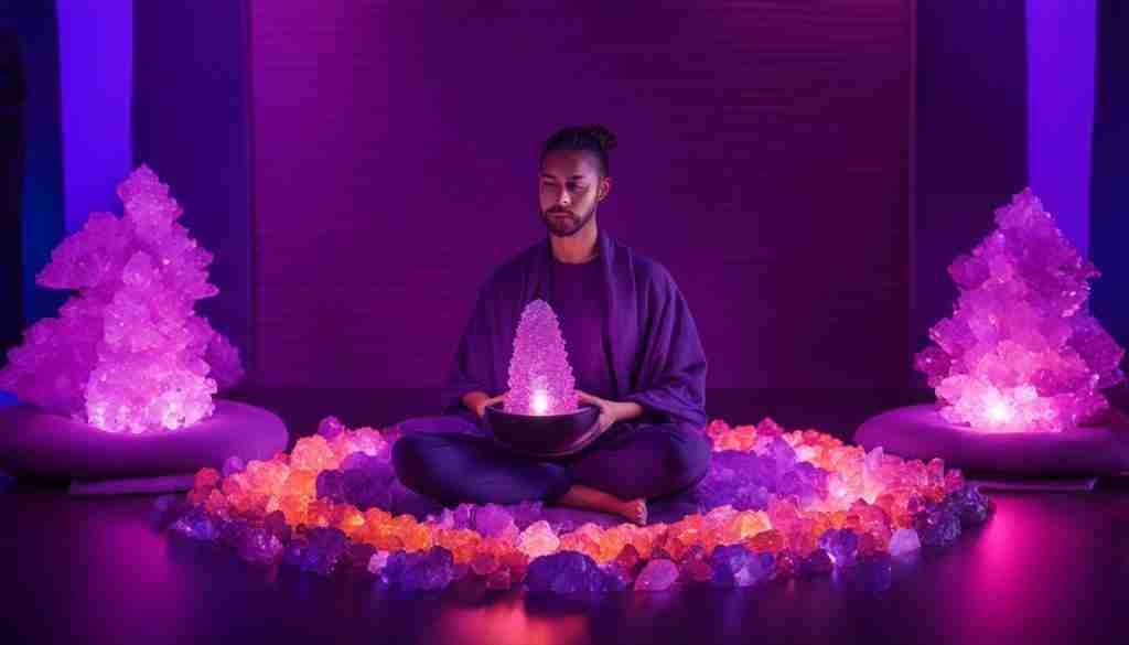 Purple Crystals for Meditation