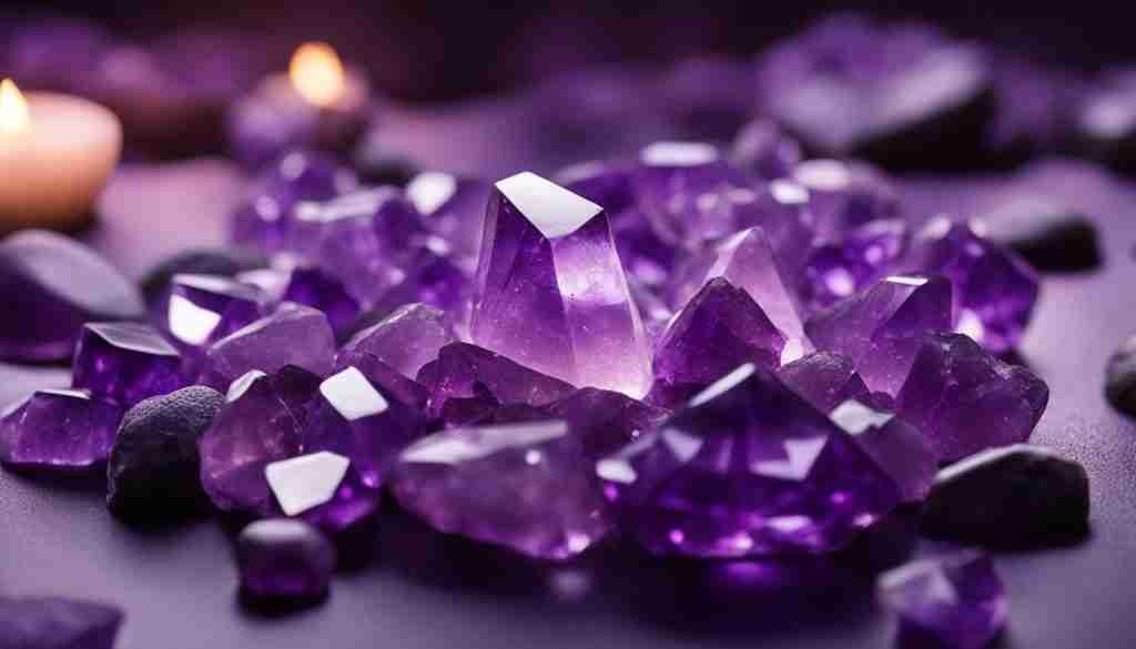 Purple Crystals for Meditation