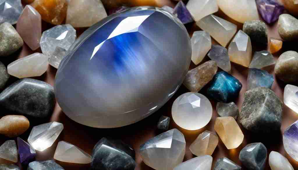 grey moonstone crystal