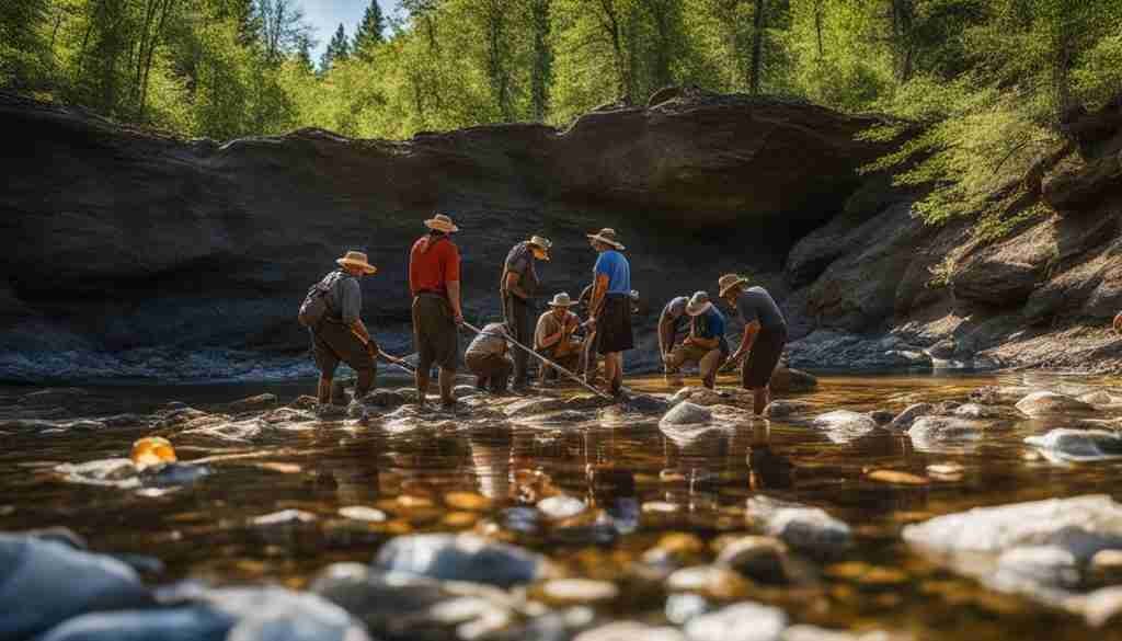 Agate hunting in Illinois