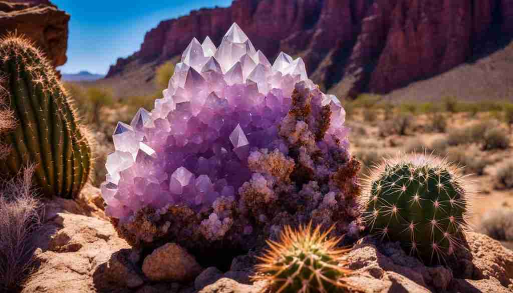 Arizona quartz crystal