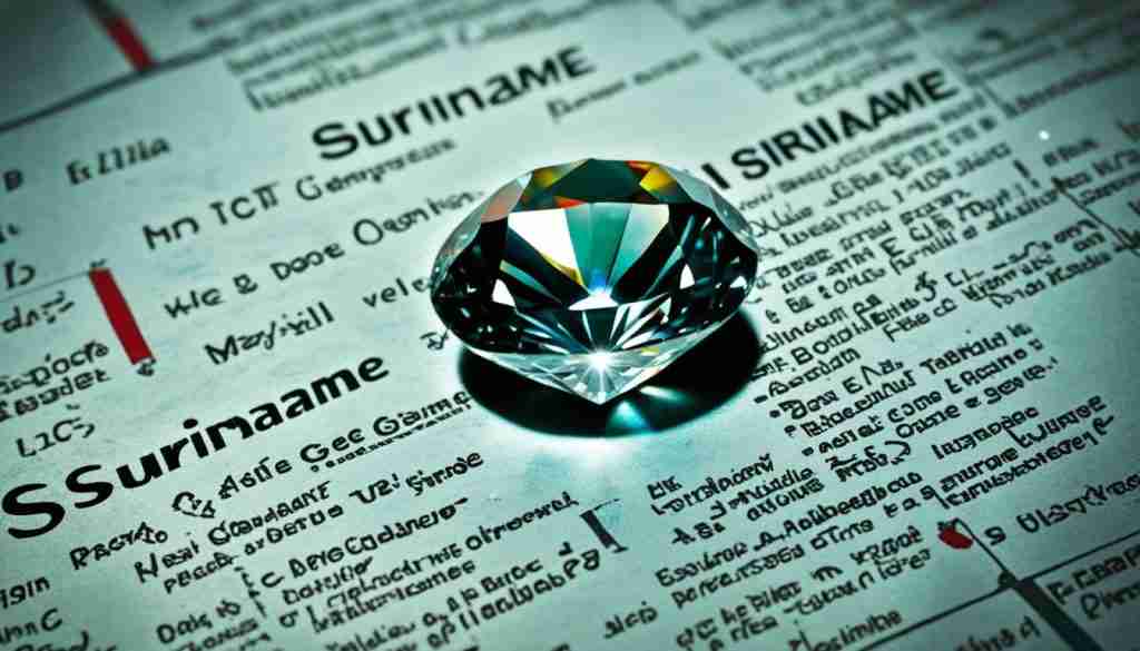 Diamonds from Suriname