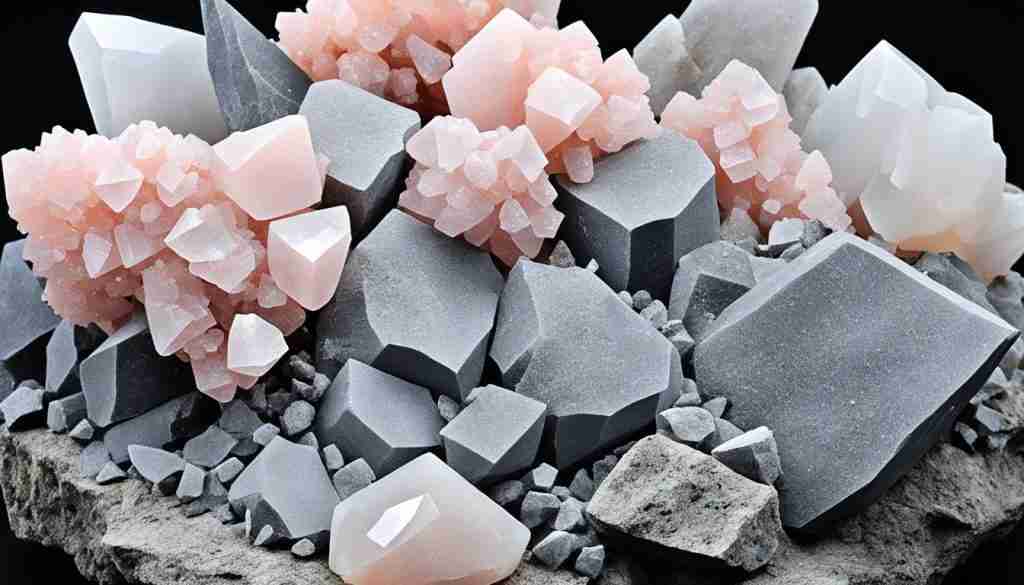 Dolomite and Calcite Crystals