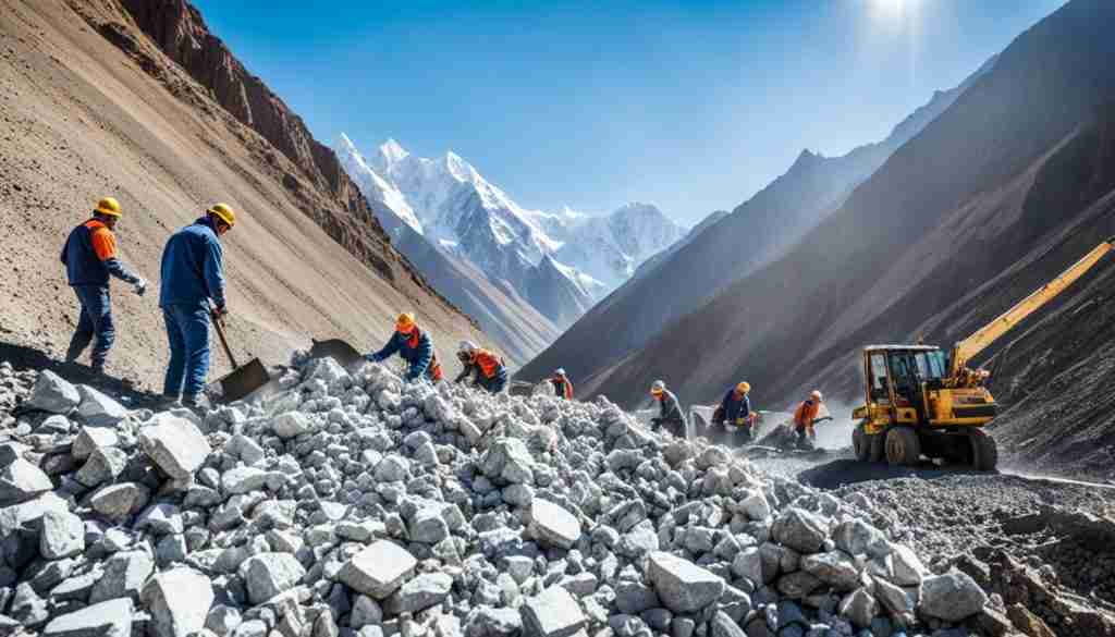 Gemstone Exploration Process in Tajikistan