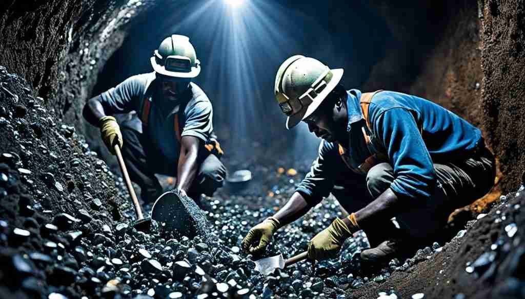 Gemstone mining process