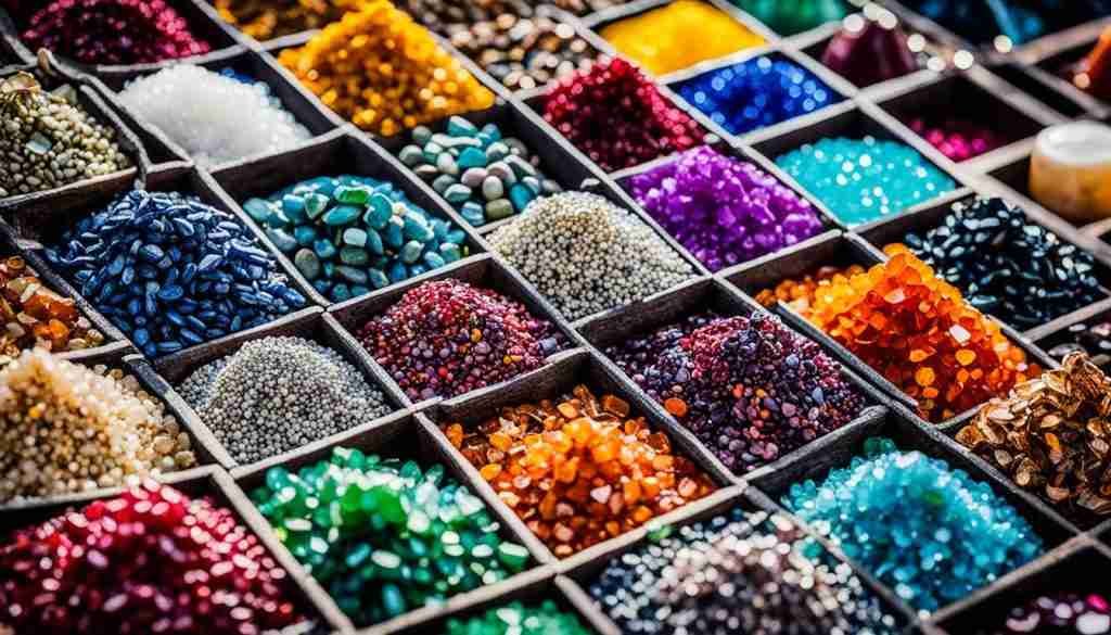 Moroccan gemstone market