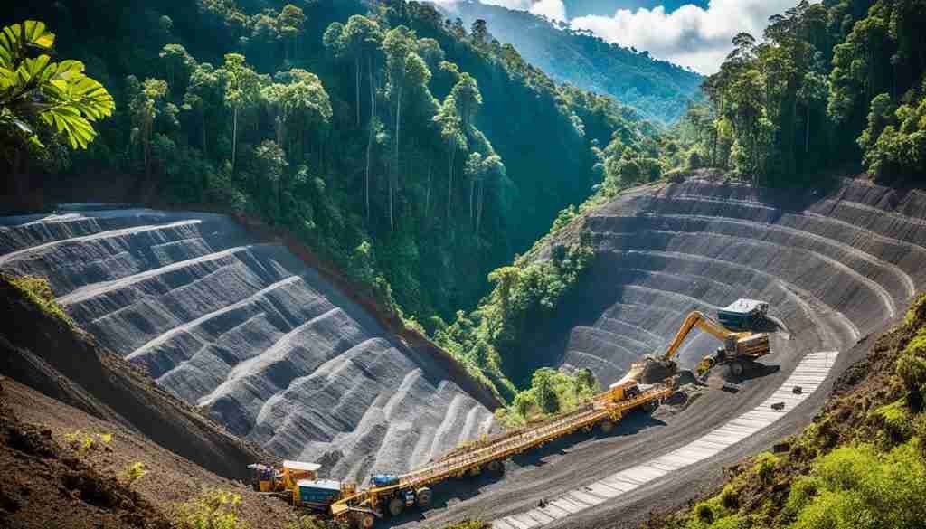 Papua New Guinea gemstone mining