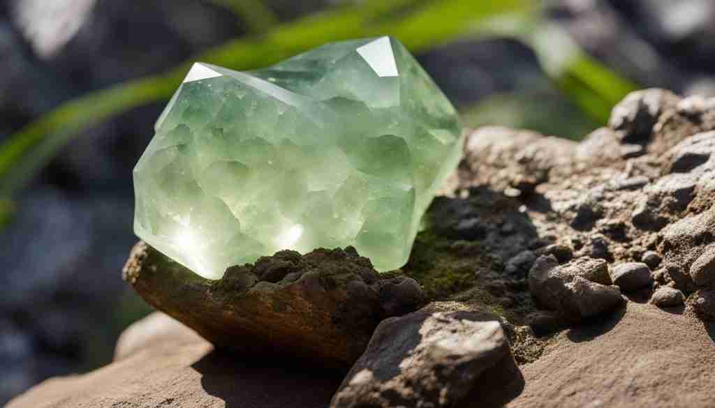 Prehnite gemstone