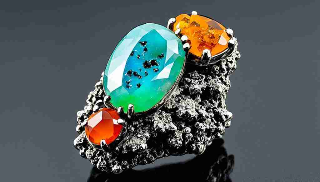 Smithsonite over Sphalerite Gemstone from Tunisia