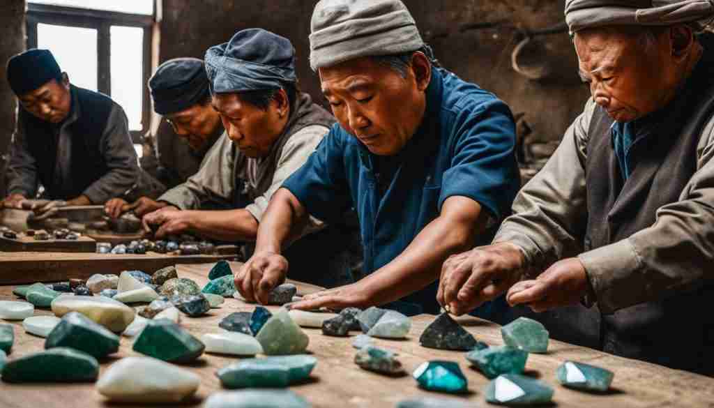 Stone-working industry in Kyrgyzstan
