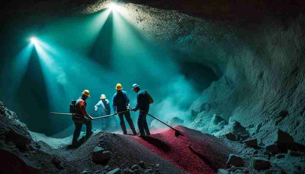 Turkmen Gemstone Mining