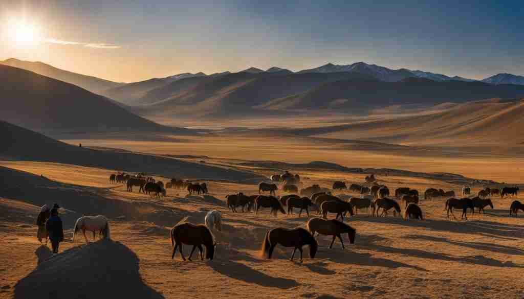 gem mining in Mongolia