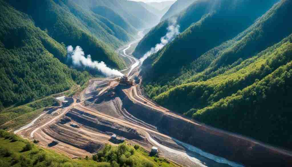 gemstone-mining sites