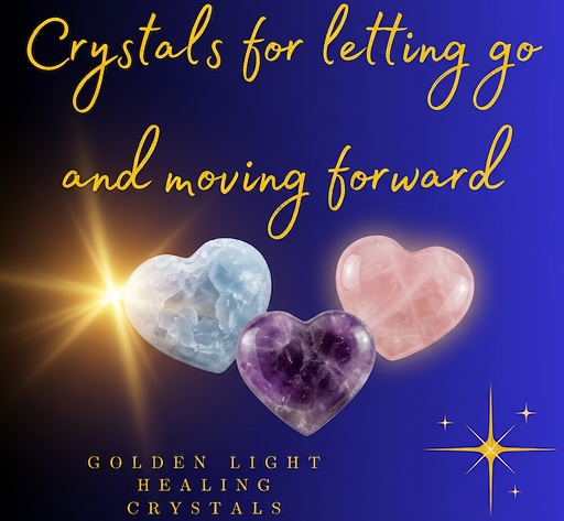 _image of a heart shaped crystals, crystals for letting go,