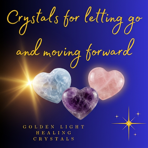 _image of a heart shaped crystals, crystals for letting go,